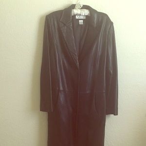 100% Lambskin Trench Coat